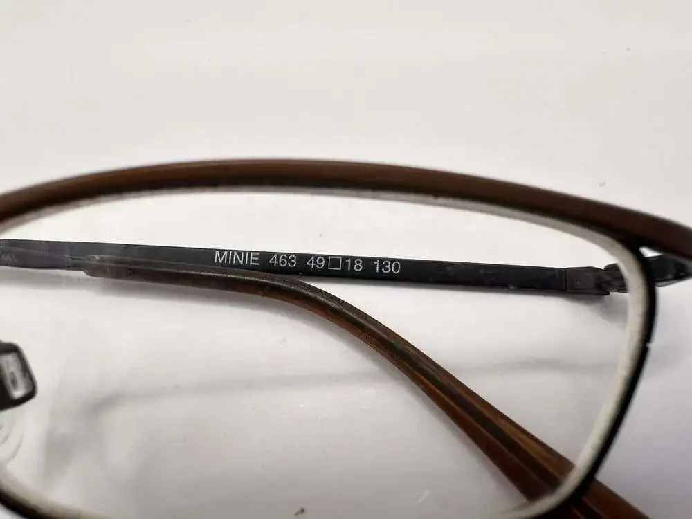 JEAN LAFONT EYEWEAR MINIE 463 49-18-130 BROWN BLACK EYEGLASSES